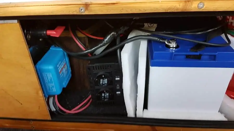 Batterie, Wechselrichter und Laderegler